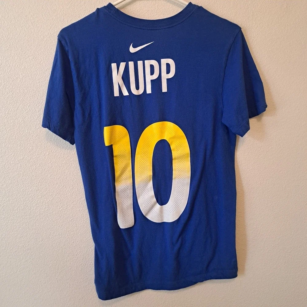 Nike Los Angeles Rams Cooper Kupp 10 Youth T-Shirt Bundle Blue Grey Kids L 14/16